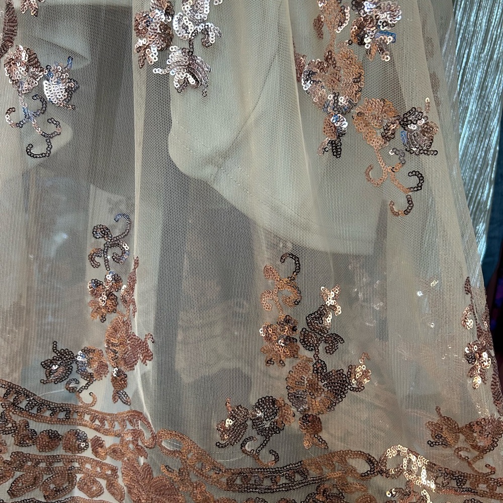 Chic Sequin Embellished Long Sleeve Dress - Picture 16 of 16